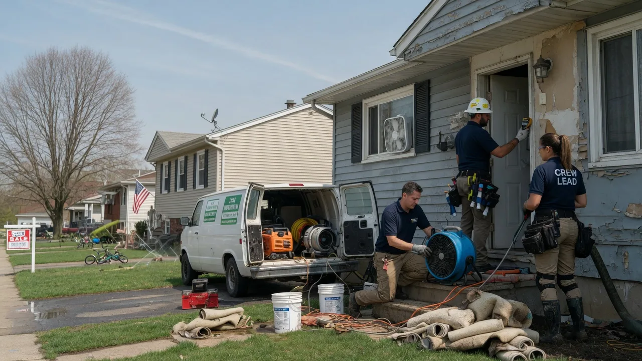Flood Cleanup in Clayton, MI near me